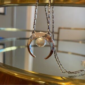 Jenny Bird silver pearl accent necklace